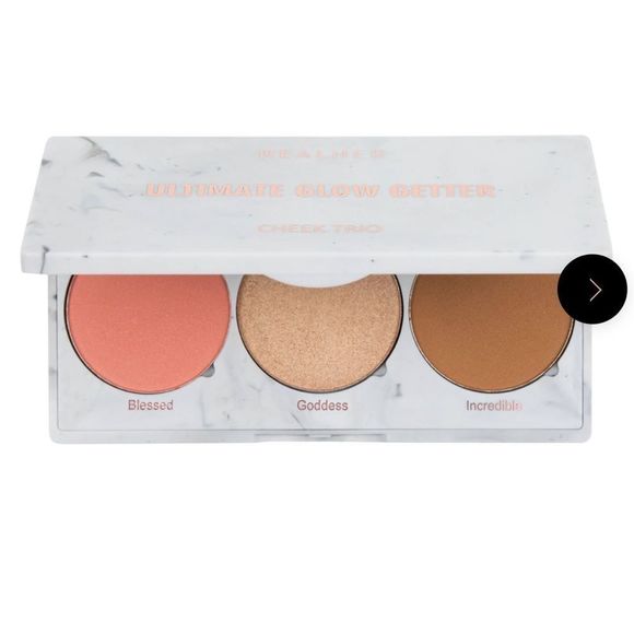 Real Her Ultimate Glow Getter Cheek Trio NEW universally flattering shades - Picture 2 of 5
